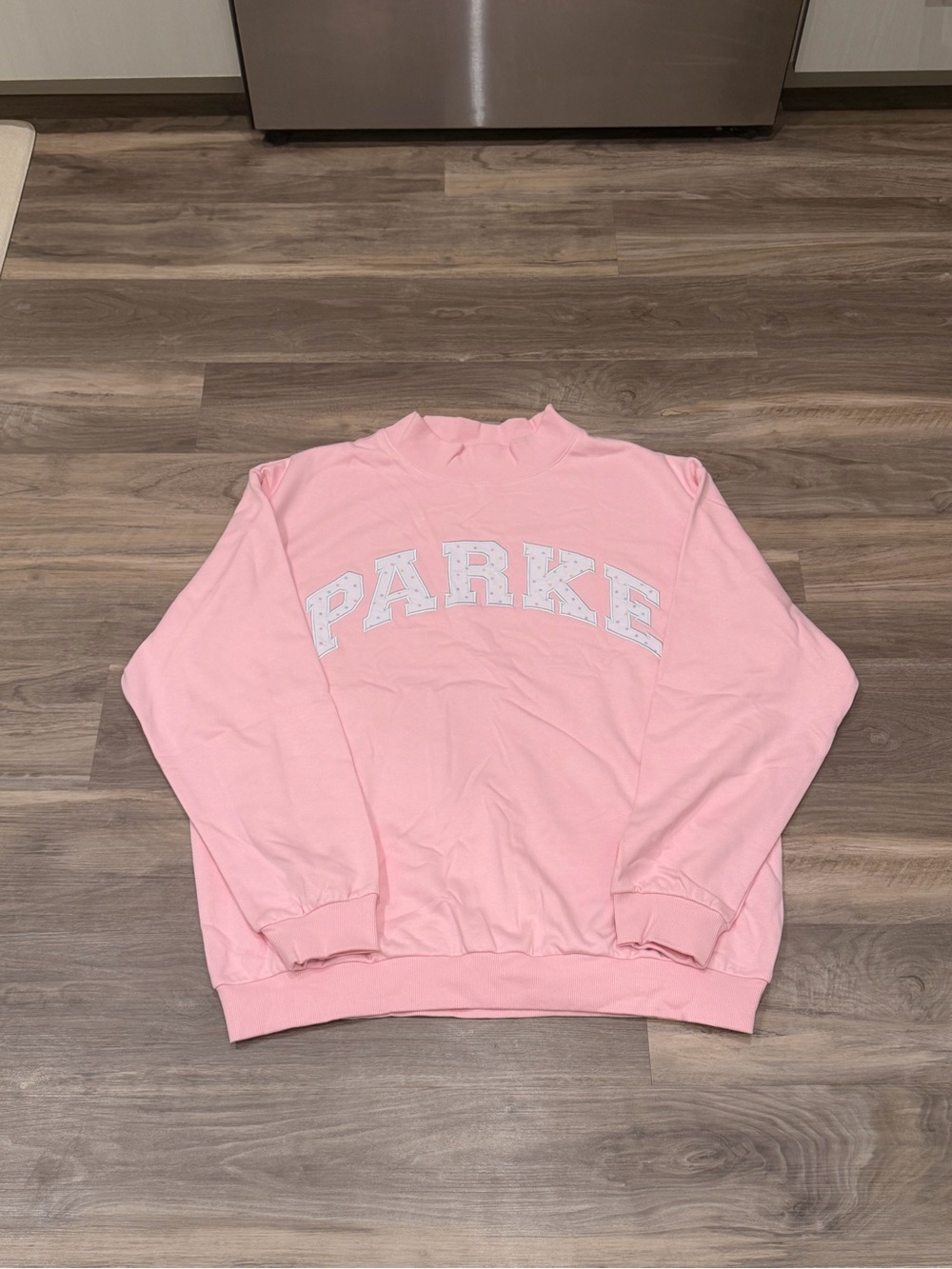 Parke Varsity Mock neck Birthday cake Size L/XL